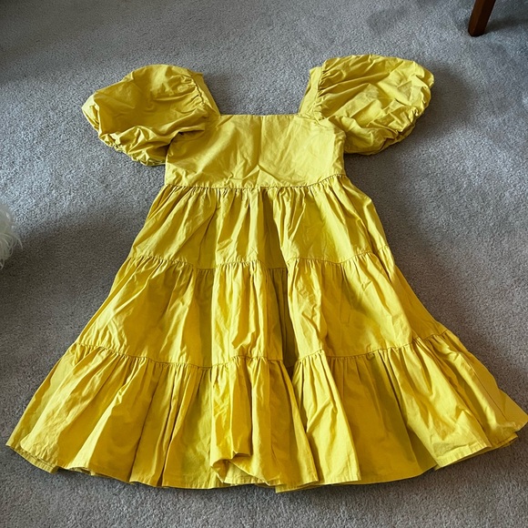 OAK + FORT Dresses & Skirts - Cotton yellow babydoll dress